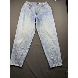 Vintage Sasson Womens High Waisted Tapered Acid Wash Mom‎ Jeans 27" Waist 27" I
